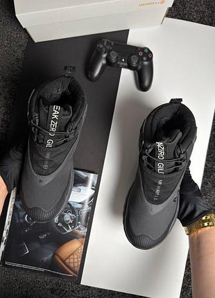 Чоловічі кросівки merrell agility peak 5 zero fur grey black 9