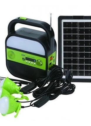 Кемпінгова лампа solar з сонячною панеллю та павербанком
