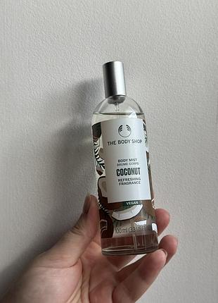 Спрей для тіла the body shop coconut body mist (100 мл)