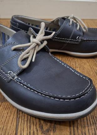 Туфлі чоловічі clarks 42 розміру сірі