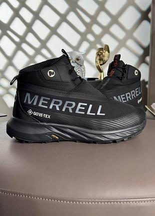 Чоловічі кросівки merrell agility peak 5 zero fur black metallic