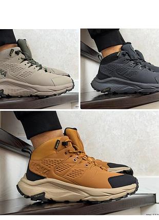Мужские зимние кроссовки на меху hoka kaha 297x