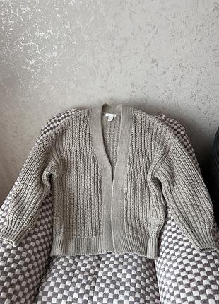 Кардиган крупної вʼязки h&m