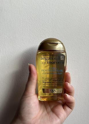 Олійка для волосся ogx argan oil of morocco extra penetrating oil (100 мл)