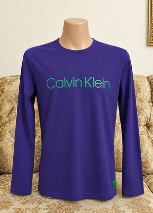 Фіолетова кофта, гольф, лонгслів calvin klein