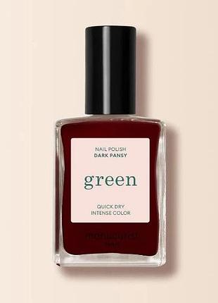 Лак для нігтів manucurist green dark pansy 15 мл