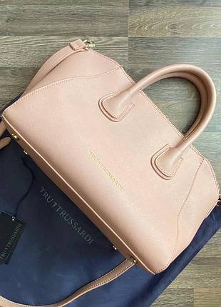 Жіноча сумка tru trussardi оригінал з саф'янової шкіри