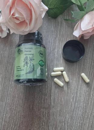 Дієтична добавка heroot korean panax ginseng (корейський женьшень), 60 капсул — нова
індія