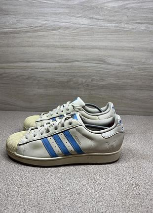 Кросівки adidas superstar lionel messi jq1256 бежеві з синім 46 розмір
