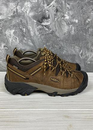 Треккинговые кожаные кроссовки keen targhee ii wp 46/29.5-30 см