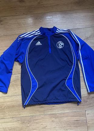 Двухсторонняя флисовая кофта schalke 04 2006/2007 кофта