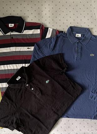 Лот 3 поло lacoste розмір xl