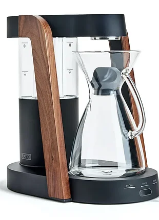 Премиальная кофеварка ratio eight original (matte black / walnut) + полный комплект