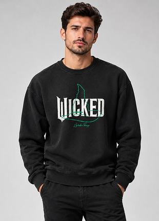 ♕ стильная мужская толстовка от wicked, размер хl