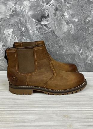 Кожаные ботинки челси timberland larchmont chelsea 42/26.5-27 см