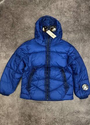 Cp company x palace puffer jacket blue m