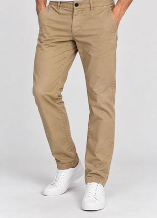 Штани чоловічі h&m, пісочні (бежеві), розмір l (33/30), бавовна
