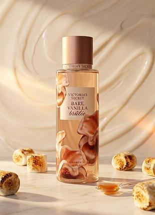 Парфюмированный спрей для тела bare vanilla brulee victorias secret 250ml