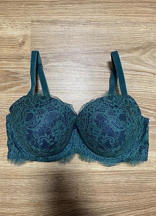 Бюстгальтер жіночий victoria's secret преміальна колекція зелений 36 dd