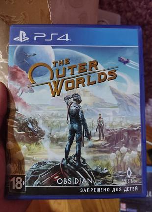 The outer worlds для ps4/ps5, диск, русский язык