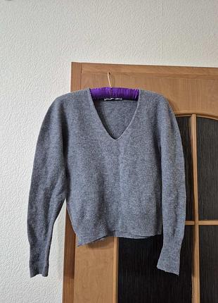 Базовий вовняний светр zara
