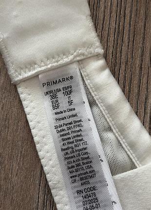 Молочний мереживний бюстгальтер primark 5