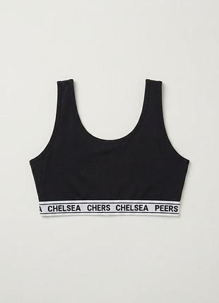 Чорний топ спідня білизна базовий класичний сток chelsea peers