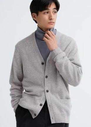 Кардиган uniqlo, 100% вовна, розмір xs