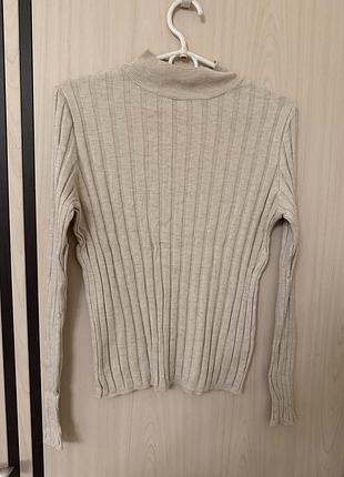 Бежева водолазка в рубчик lcw casual, m