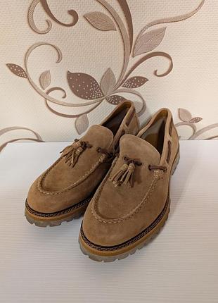 Замшевые лоферы мужские manfield, 45