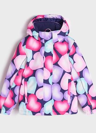 Дитяча зимова куртка jacket color multicolor sinsay 134 куртка на мембрані для дівчинки