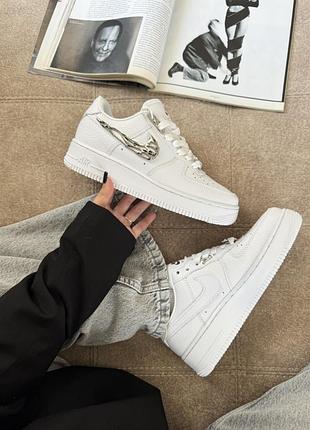 Nike air force 1 low molten metal silver white