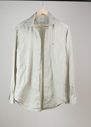 Cerruti 1881 мужская винтажная хлопковая рубашка, размер m