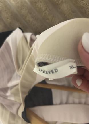 Спідниця жіноча reserved у смужку в рубчик розмір xl