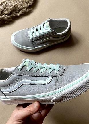 Кеди дитячі для дівчинки vans 34 розмір устілка 21 см | сірі утеплені на байці