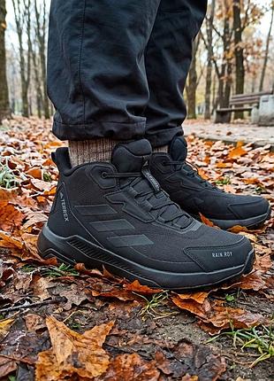 Мужские непромокаемые туристические ботинки adidas terrex anylander mid rain.rdy