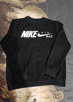 Спортивна кофта підліткова nike air max чорна
