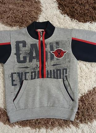 Худі дитяче carter's спортивне на змійці сіре