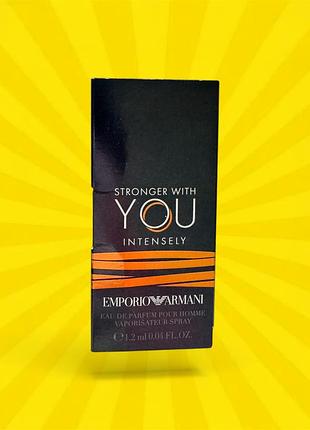 Giorgio armani emporio armani stronger with you intensely – парфумована вода для чоловіків (пробник)