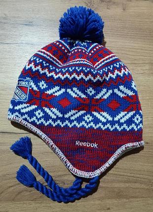 • зимняя шапка reebok new york rangers nhl (оригинал).