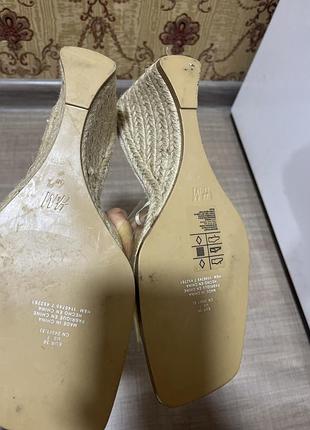Женские мюли h&m, размер 38 5