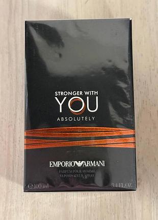 Armani stronger with you absolutely 100 ml оригінал