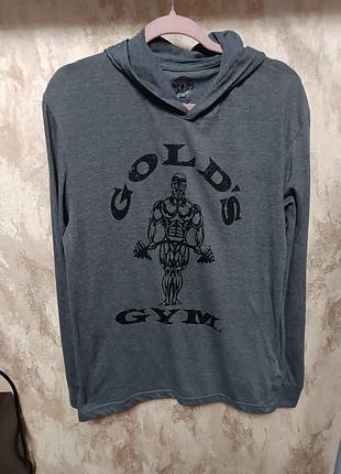 Чоловіче худі gold's gym сіре large