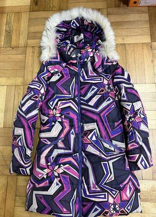 Яркий зимний пуховик emilio pucci 10
