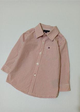 Сорочка в клітинку tommy hilfiger 18-24 місяці