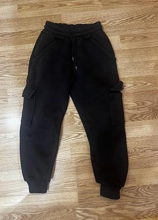 Спортивные штаны карго джоггеры zara на девочку 7-8 лет (122-128 см)