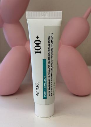 Крем із полінуклеотидами та гіалуроновою кислотою anua pdrn hyaluronic acid 100+ moisture cream