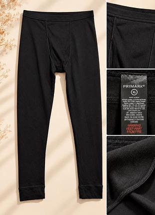 Чоловічі термолегінси primark xl чорні
