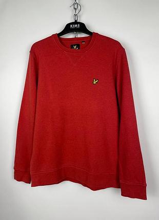 Lyle scott мужской красный свитшот