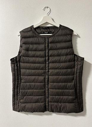 Ультра легкий пуховий жилет mango l-xl